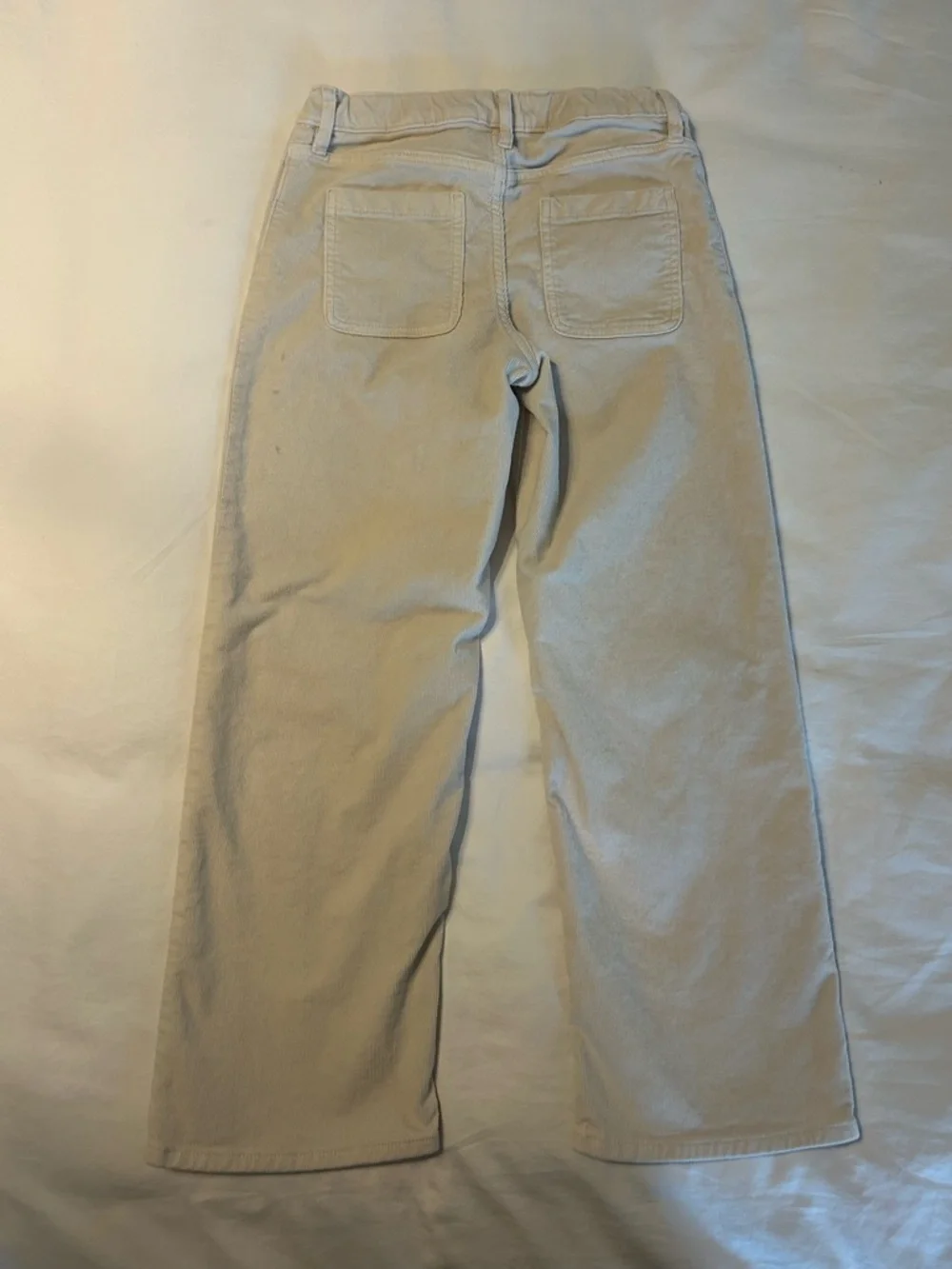 J. Crew Crewcuts Girls' Patch-Pocket Wide-Leg Corduroy Pant Size 10